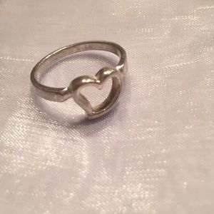 Sterling silver heart ring